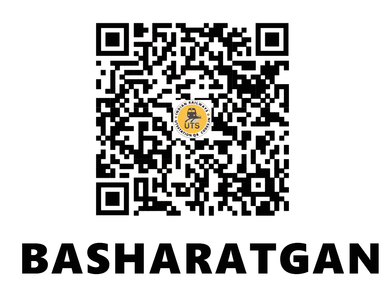 UTS QR Code for BASHARATGANJ - BTG - NR (UTTAR PRADESH)
